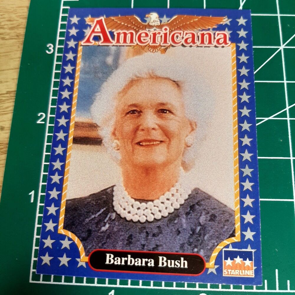 1992 Barbara Bush - Starline Americana Trading Card #111 First Lady